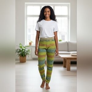 Urban Outfitters Multicolor Knit Flare Pants Small/Size 4